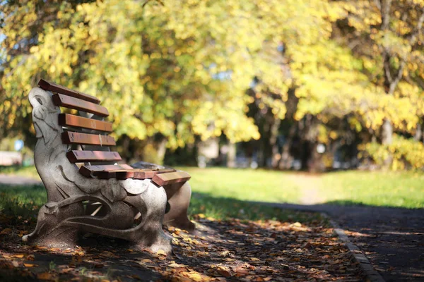 Осенний фон в парке — стоковое фото