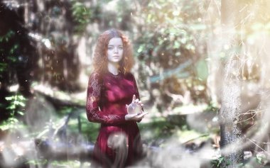 Bir ormandaki cadı ayini