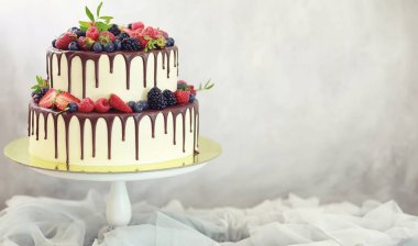 Şekerleme aromalı kek bir tatil için