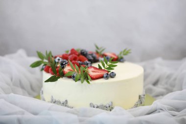 Şekerleme aromalı kek bir tatil için