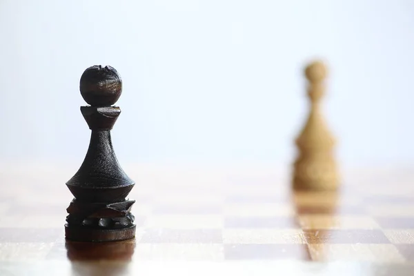 O conceito do jogo de xadrez — Fotografia de Stock