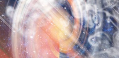 Soyut satır arkaplanı. Uzay yıldızı renk soyutlaması.