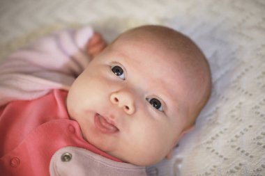 Avrupa görünüm bir güzel çocuk portresi