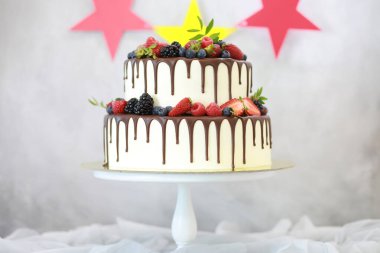 Şekerleme aromalı kek bir tatil için