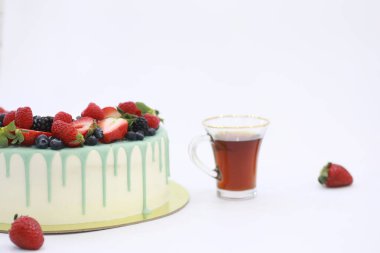 Şekerleme aromalı kek bir tatil için