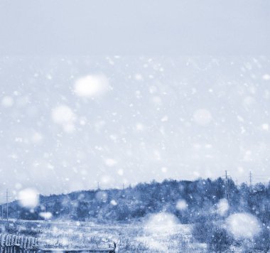 Kış günü manzara