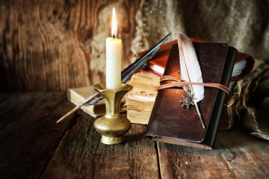 kitap kalem mum romantik