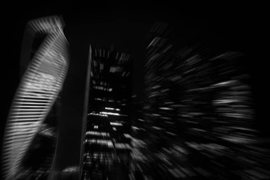 İş Merkezi ile yüksek gökdelenler