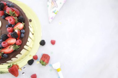 Şekerleme aromalı kek bir tatil için