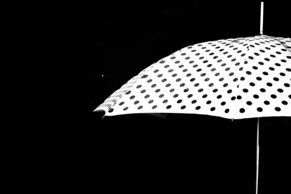 Парасолька Краплі Дощу Ізольована — стокове фото