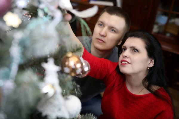 Junge Weiße Familie Wochenende Einem Haus — Stockfoto