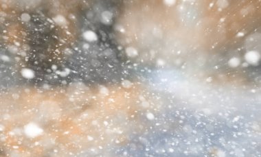 Arka plan sonbahar parkta ilk kar