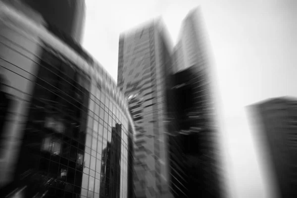 Business center with high skyscrapers — Stock Photo, Image