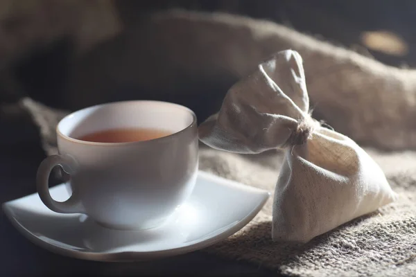 醸造茶サービング テーブル — ストック写真