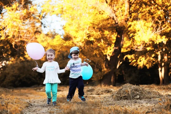 Küçük çocuk bir parkta yürüyüş — Stok fotoğraf