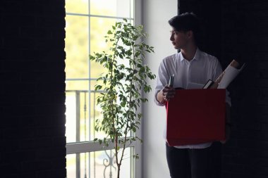 Asya genç adam öğrenci 