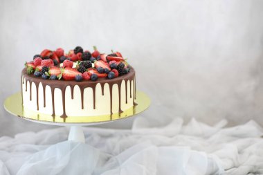 Şekerleme aromalı kek bir tatil için