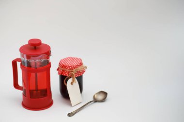 Kadın içki kırmızı sıcak çay