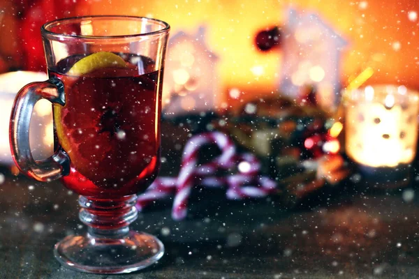 크리스마스 대포 오렌지 계 피 설탕 — 스톡 사진