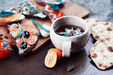 Farklı dolguları ile çeşitli sandviç