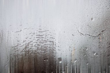 Park arka plan Sonbahar yağmur