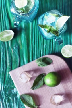 Limonata limon ve nane