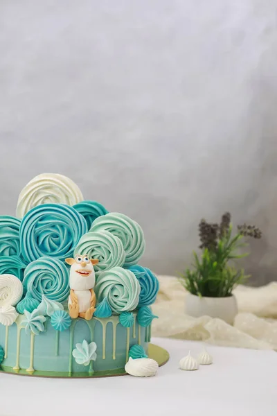 Ízű cukrászati sütemény egy nyaralás — Stock Fotó