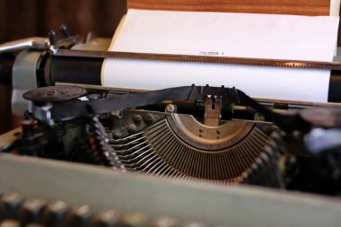 Retro daktilo mektup