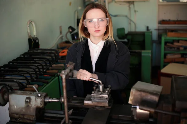 Young teacher in school class — Stock Photo, Image