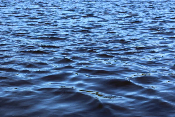 Textura Escura Ondulações Lago — Fotografia de Stock