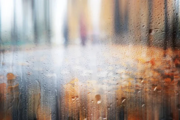 Fundo Outono chuva no parque — Fotografia de Stock