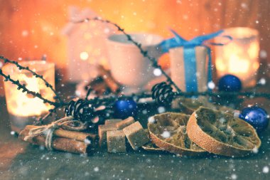 Noel kase portakal tarçın şeker