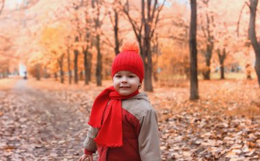 Çocuklar doğada yürüyüş mesafesindedir. Alacakaranlık çocuklar dolanıyorsun