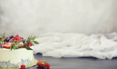 Şekerleme aromalı kek bir tatil için