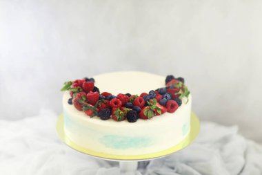 Güzel Festival pasta ile farklı kremler bisküvi