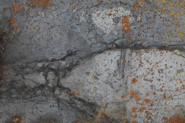 Doku metalik. Sanayi kökenli bir eski paslı