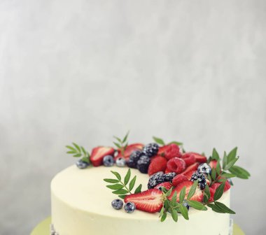 Şekerleme aromalı kek bir tatil için