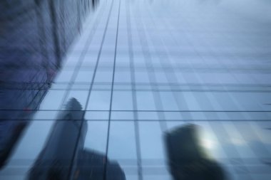 İş Merkezi ile yüksek gökdelenler