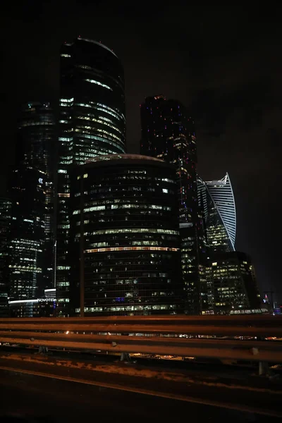 Business center with high skyscrapers — Stock Photo, Image