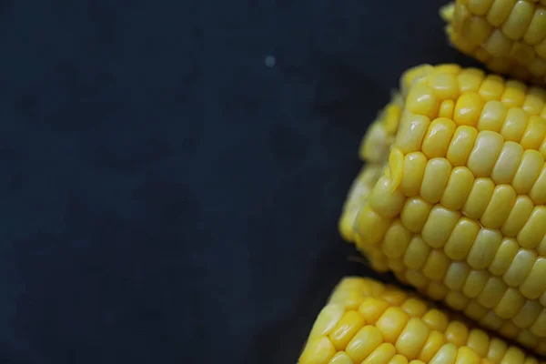 Freshly Made Fragrant Ear Corn Salt Farm Snack Fresh Corn — Stock Photo, Image