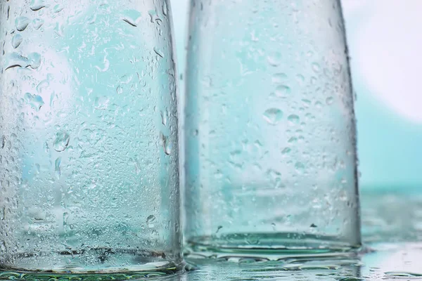 Bakgrund Med Höga Glas För Mousserande Viner Champagne Spray Glas — Stockfoto