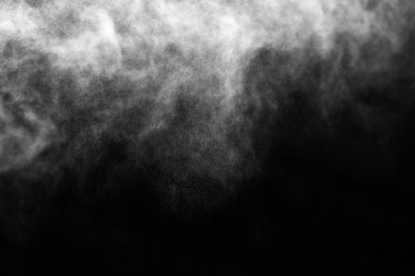 Bir su akıntısı ve atomdan bir damla bulutu