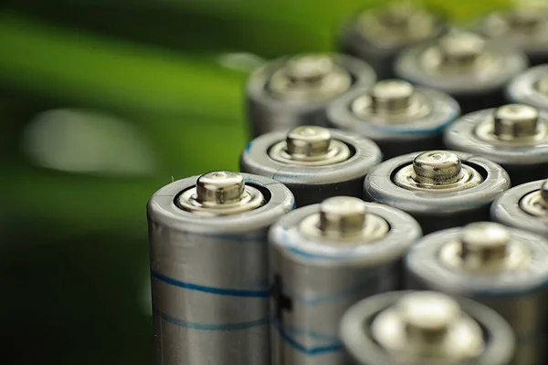 Batteries of different sizes. Caring for the environment. Disposal of used batteries.