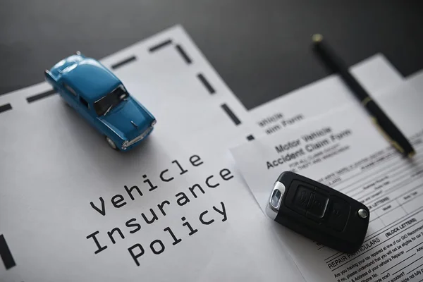 Documents for vehicle insurance. Car insurance policy. Auto insurance policy. Forms for registration of insurance contract.