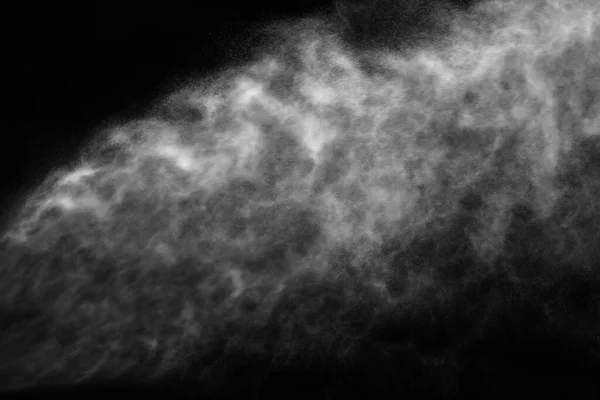 Fluxo Água Uma Nuvem Gotas Atomização — Fotografia de Stock