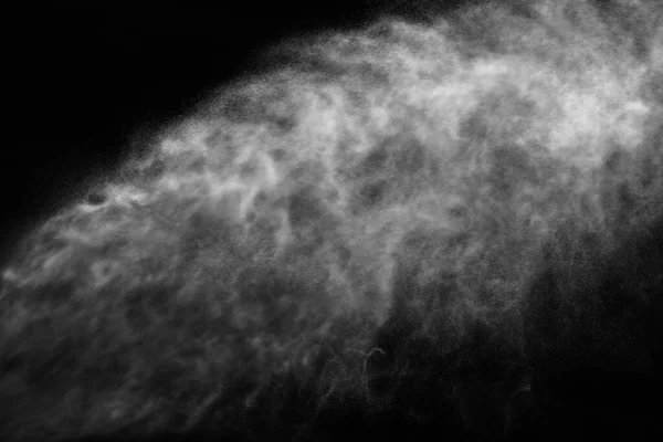 Ένα Ρυάκι Νερού Και Ένα Σύννεφο Σταγόνων Από Τον Ψεκασμό — Φωτογραφία Αρχείου