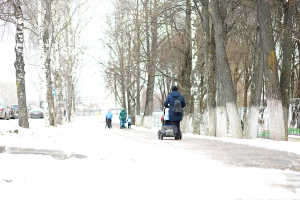 Vinterlandskap Land Fält Och Vägar Snön — Stockfoto