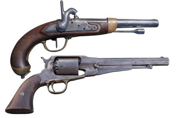 Starožitné pistole — Stock fotografie