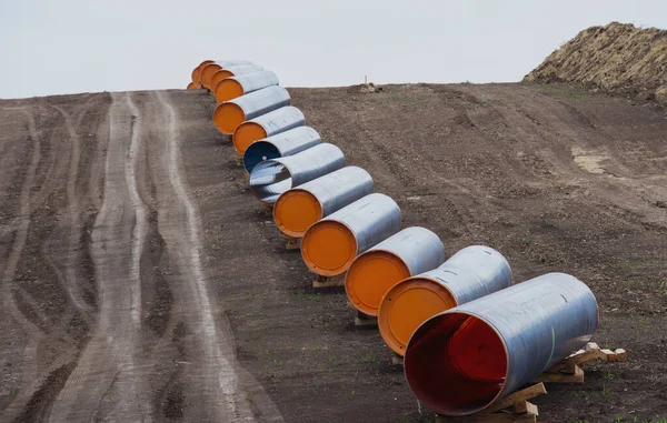 Gas line to Europe — Stock Photo, Image