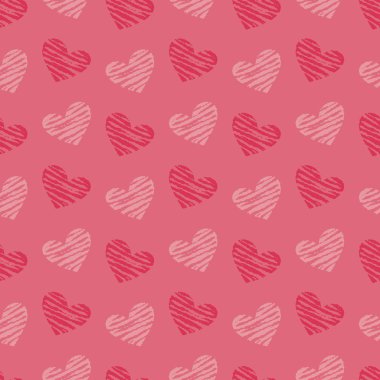 Sevgililer günü arka plan illüstrasyon kalp